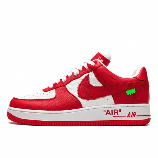 LV AIR FORCE 1 LOW "VIRGIL ABLOH - WHITE/RED"